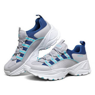 斯凯奇 SKECHERS 男子 LIFESTYLE系列 D'LITES系列时尚绑带运动鞋 休闲鞋 888017/GRY 41.5码 US8.5码