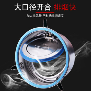 submarine 潜水艇 不锈钢止回阀+卫生间止回阀+1.5米烟管 经典款