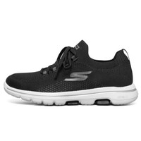 SKECHERS 斯凯奇 夏季新款休闲鞋女鞋网面透气运动鞋休闲鞋 124010/BKW 36