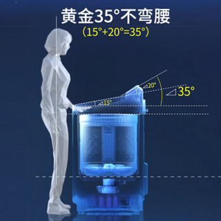 Panasonic/松下洗衣机全自动波轮8公斤节能大容量不弯腰爱妻号 XQB80-U78Q2S