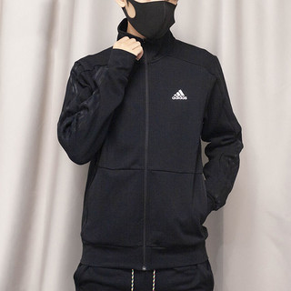 adidas 阿迪达斯 MH TT LWDK 男士运动夹克 GF3977 黑色