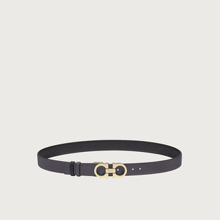 Salvatore Ferragamo 菲拉格慕 女士牛皮板扣腰带733986 深灰色80cm