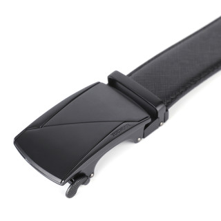 youngor 雅戈尔 男士牛皮板扣腰带ypbz815064aqq 黑色105cm