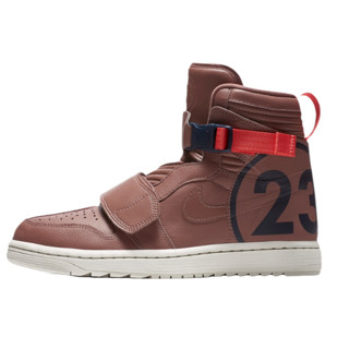 AIR JORDAN Air Jordan 1 男士篮球鞋 AT3146-204 烟灰紫红/黑曜石色/光辉煤/浅骨色42