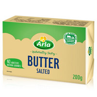 限地区：Arla 爱氏晨曦 咸味黄油 200g *9件