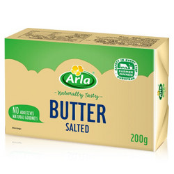 限北京、plus：Arla 爱氏晨曦 咸味黄油 200g *15件