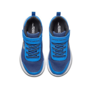SKECHERS 斯凯奇 SPORT系列 男童魔术贴休闲运动鞋 97770L 蓝色