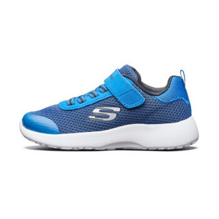 SKECHERS 斯凯奇 SPORT系列 男童魔术贴休闲运动鞋 97770L 蓝色 27.5码(内长17cm)