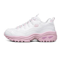 Skechers斯凯奇官方ENERGY厚底户外老爹鞋女子时尚休闲运动鞋 88888410 白色/粉红色/WPK 36