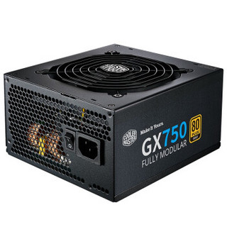 COOLERMASTER 酷冷至尊 80plus金牌认证 全模组ATX电源 750W