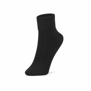 Skechers斯凯奇官方新款简约休闲运动袜子棉袜子两对装短筒袜子男袜子袜子L120M077 黑白色/004X 24-26CM