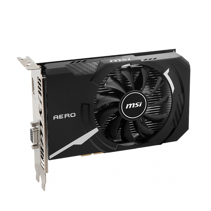 MSI 微星 GeForce GT 1030 AERO ITX 2G OCV1 显卡 2GB 黑色