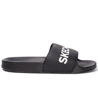 SKECHERS 斯凯奇 Side Lines 男士拖鞋 8790061/BLK 黑色 41