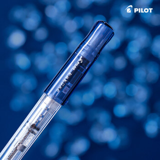 PILOT 百乐 FKA-1SR 钢笔 透明蓝黑笔帽 M尖