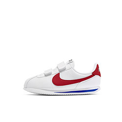 NIKE 耐克 CORTEZ BASIC SL 幼童休闲运动鞋 904767-103 白蓝红 28