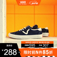 Vans范斯 经典系列 Vans Sport板鞋运动鞋 Suede低帮男女官方 蓝色 40.5