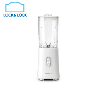 乐扣乐扣（LOCK&LOCK）料理机 多功能玻璃榨汁机搅拌机 奶昔机果汁机家用 EJM431WHT 600ml