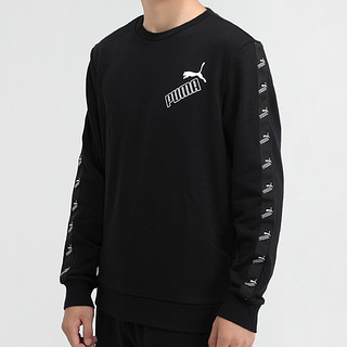 PUMA 彪马 AMPLIFIED Crew TR 男士运动卫衣 58691401 黑色 S