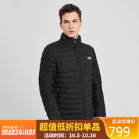 TheNorthFace北面羽绒服男户外700蓬鹅绒轻便保暖羽绒外套 3VSK JK3/黑色 M