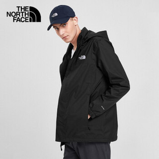 北面冲锋衣男20秋冬上新 TheNorthFace防水透气户外防风夹克外套NF0A49F7 JK3/黑色 XXL/185