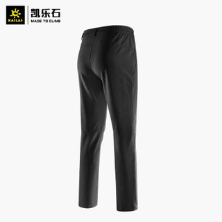 KAILAS凯乐石户外POLARTEC抓绒衣男 秋冬新款贴身立领套头保暖弹力上衣 KG2049703黑色（软壳裤） L