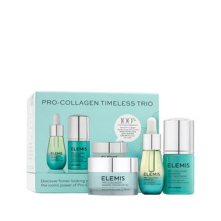 银联返现购：Elemis Pro-Collagen 骨胶原护肤套装（精华油15ml+面霜 30ml+眼霜15ml)