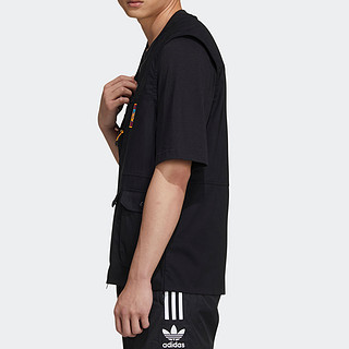 adidas 阿迪达斯 Originals 男士运动马甲 GP1112 黑色 S