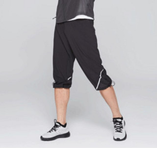 DECATHLON 迪卡侬 Pantacourt Run Dry+H Noir 男士运动裤 8488048 黑色 XS