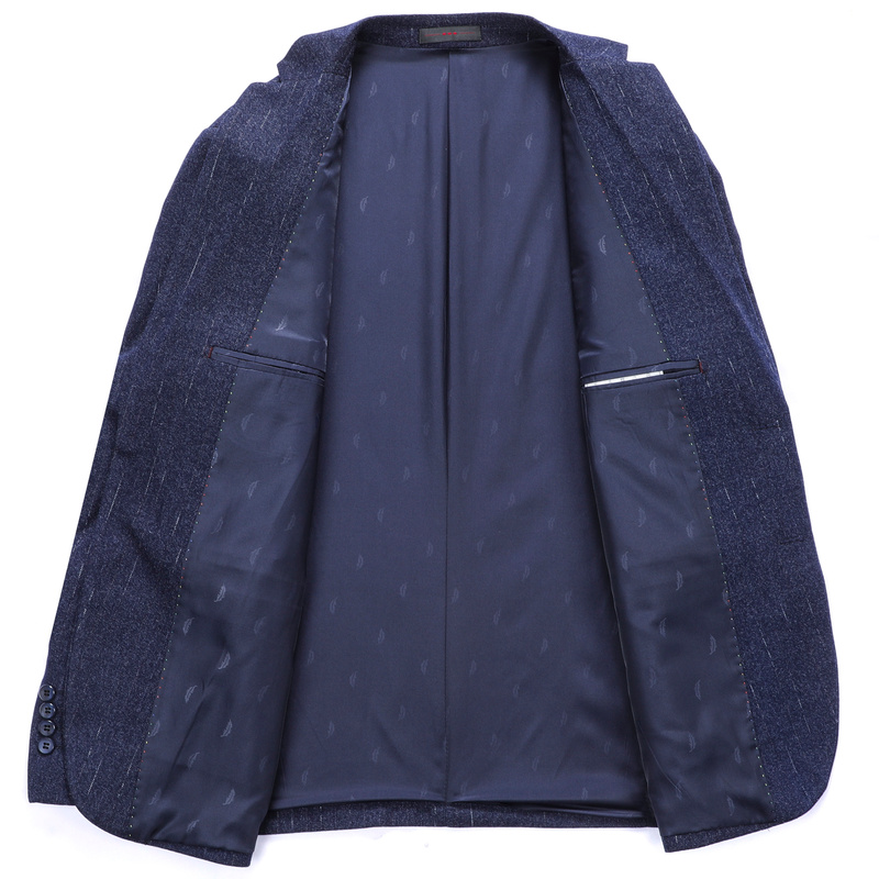 恒源祥 男士立领西装外套XWX2069 深蓝色170/100A