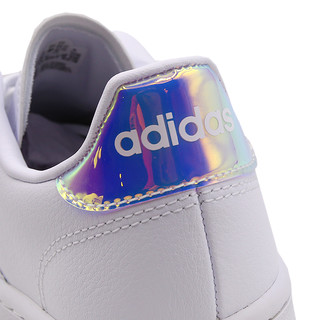 adidas NEO GRAND COURT 女士运动板鞋 EE9689 白色/银金属 38