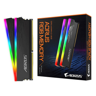 GIGABYTE 技嘉 幽暗领主 DDR4 4400MHZ RGB 马甲条 台式机内存 黑色 16GB 8GB*2