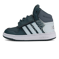 adidas 阿迪达斯 HOOPS MID 2.0 男童运动篮球鞋 FW4925 军绿色