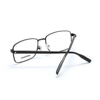 Montblanc万宝龙光学眼镜架金属矩形全框男款商务眼镜框