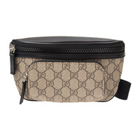GUCCI 古驰 中性双G标识印花腰包450946-KHNYX-9772 卡其色小号