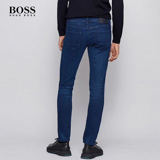 Hugo Boss 雨果博斯 男士低腰修身牛仔裤50437932 蓝色29