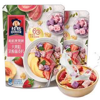 QUAKER 桂格 桂格麦果脆 大果粒乳酸菌麦片 375g