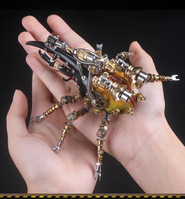 玩模总动员机械党机械变异系列昆虫拼装玩具