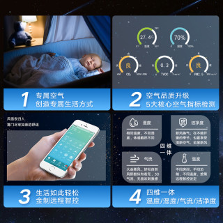 DAIKIN 大金中央空调家用变频一拖四5匹多联金制全效系列舒适款