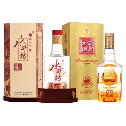 水井坊 臻酿八号52度 500ml+全兴大曲金质52度 500ml 组合