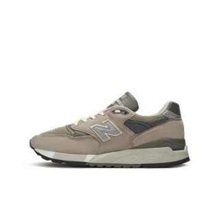 new balance 998系列 男士跑鞋 M998 浅灰 40