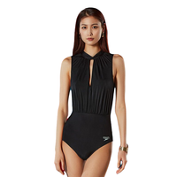 SPEEDO 速比涛 泳叹调系列 女士泳衣 8129730001 黑色 S