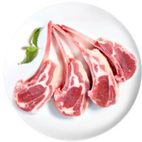 周三购食惠：ruyisanbao 如意三宝 羔羊肉法式羊排 360g*2包（赠2包外撒料）