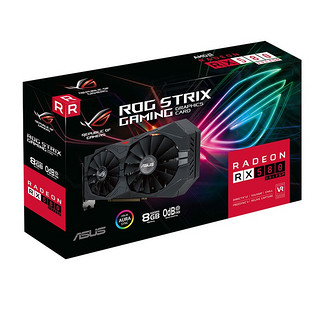 AMD 华硕RX580 8G 2048SP/RX590台式机电脑吃鸡游戏580A卡独立显卡