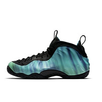 NIKE 耐克 Air Foamposite One 男士篮球鞋  575420-300 北极光/极光喷 42