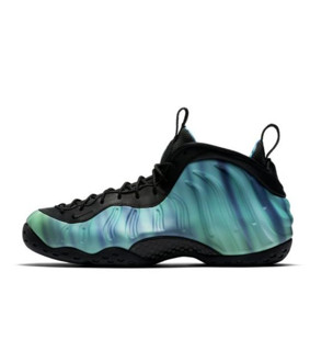 NIKE 耐克 Air Foamposite One 男士篮球鞋  575420-300 北极光/极光喷 42