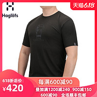 Haglofs火柴棍男款户外休闲舒适短袖T恤603568亚版