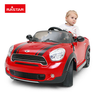 RASTAR/星辉 宝马mini儿童电动车四轮宝宝可坐童车电动遥控汽车