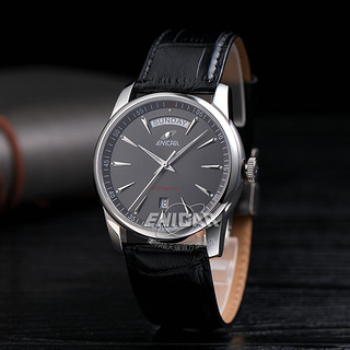 瑞士英纳格表官方正品红牌系列商务自动机械手表皮带男表