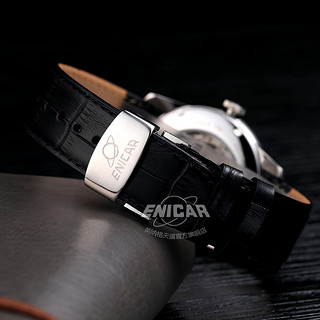 瑞士英纳格表官方正品红牌系列商务自动机械手表皮带男表