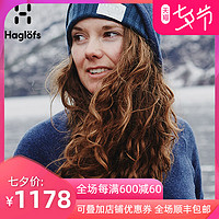 Haglofs火柴棍户外运动女款全拉链含羊毛抓绒外套 603643 欧版